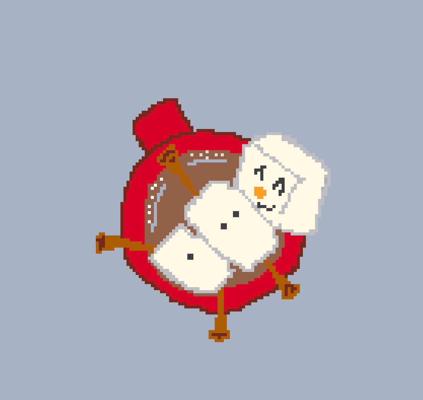 Hot Cocoa With A Melting Marshmallow Man