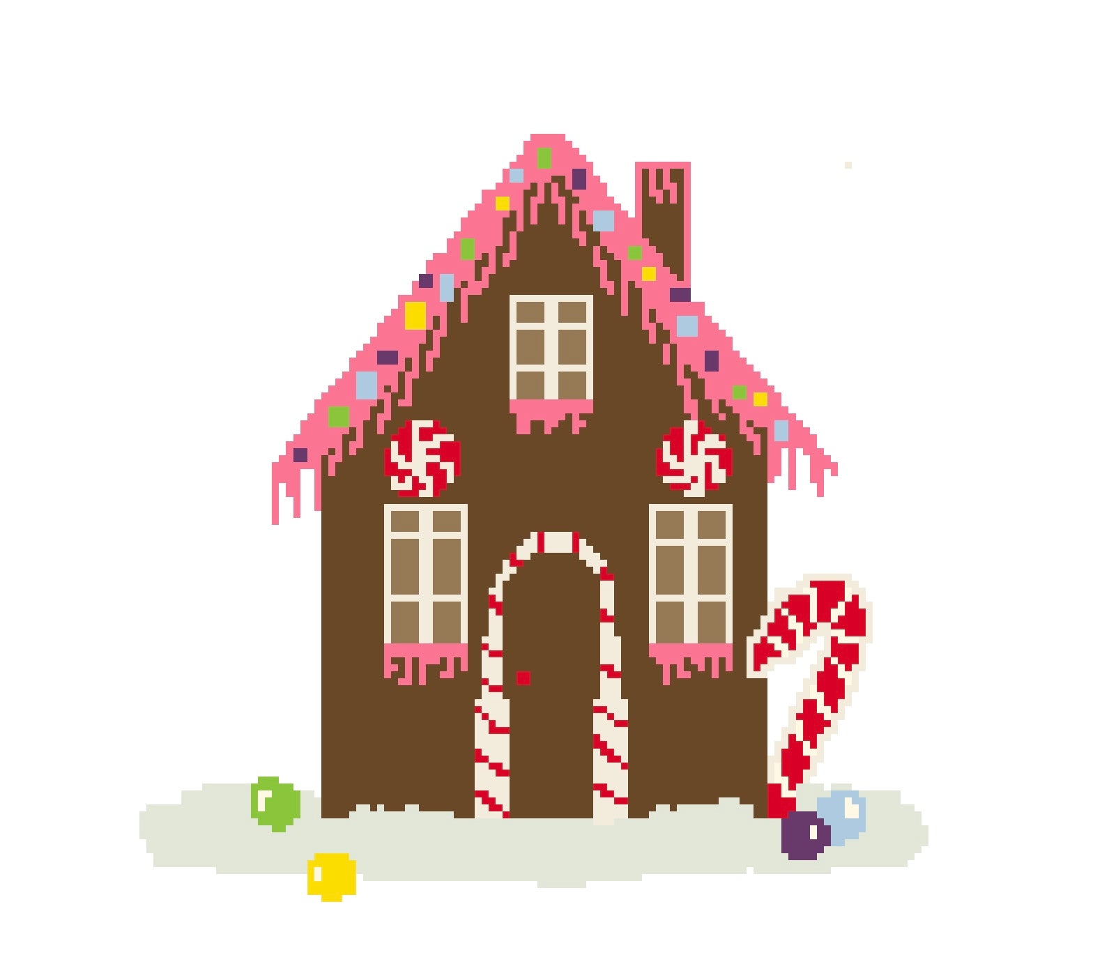 Candy Gingerbread House